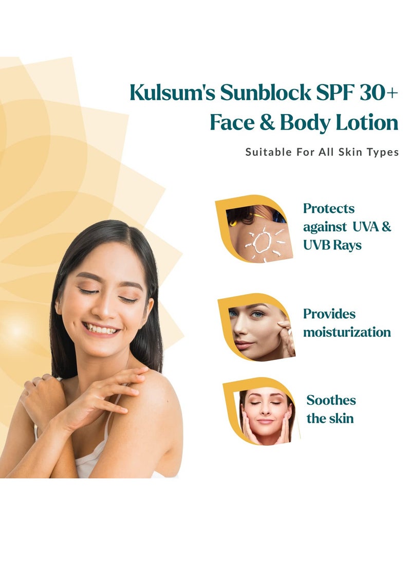 Kulsum's Kaya Kalp Herbals SPF 30 All Skin Types Paraben Free Cruelty Free Pack size 100ML