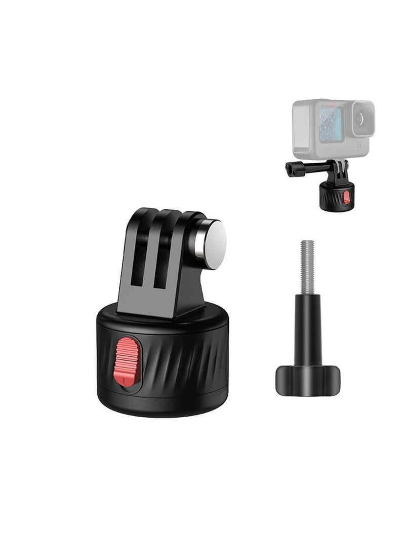 Magnetic Suction Adapter Tripod Quick Release Base Mount Action Camera Accessories Screws Free with Compatible 11/10/9/8/7 Insta 360 AKASO DJI