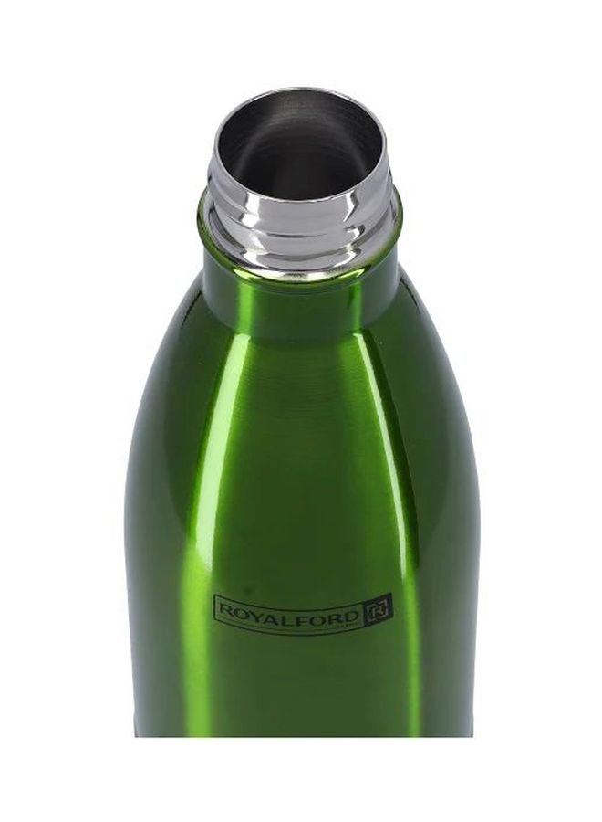 Stainless Steel Vacuum Bottle Green/Silver 750ml