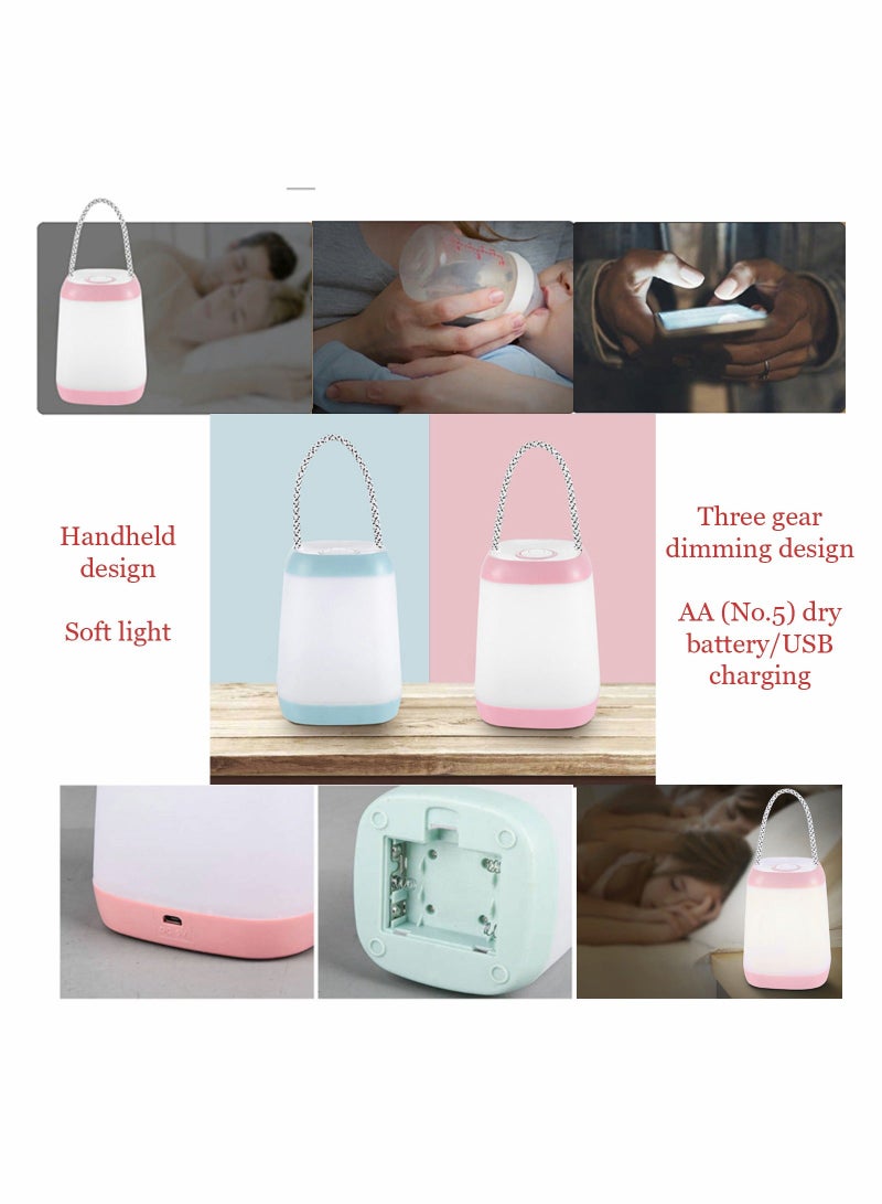 LED Camping Light 2 Pack Portable Tent Lantern 3 Modes for Backpacking Hiking Emergency Battery Powered Lamp Outdoor and Indoor