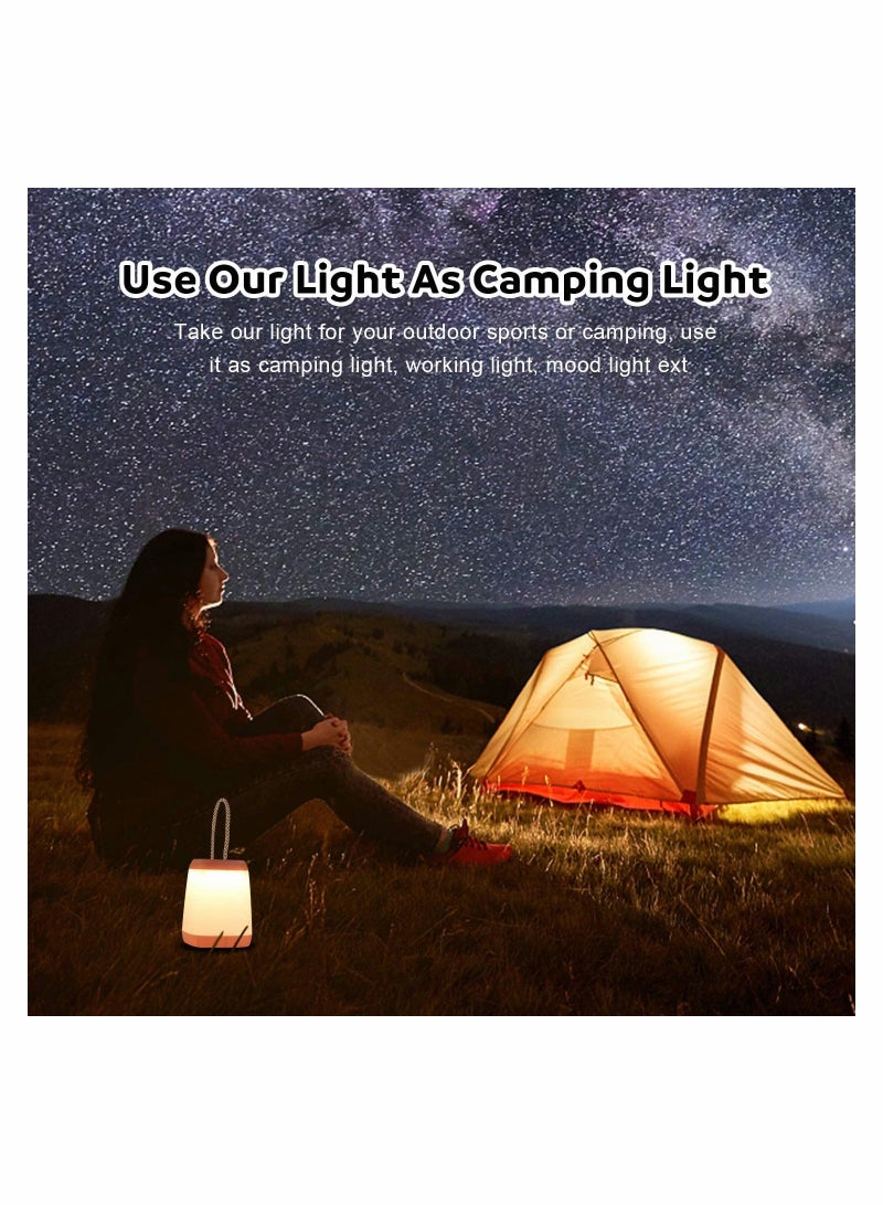 LED Camping Light 2 Pack Portable Tent Lantern 3 Modes for Backpacking Hiking Emergency Battery Powered Lamp Outdoor and Indoor