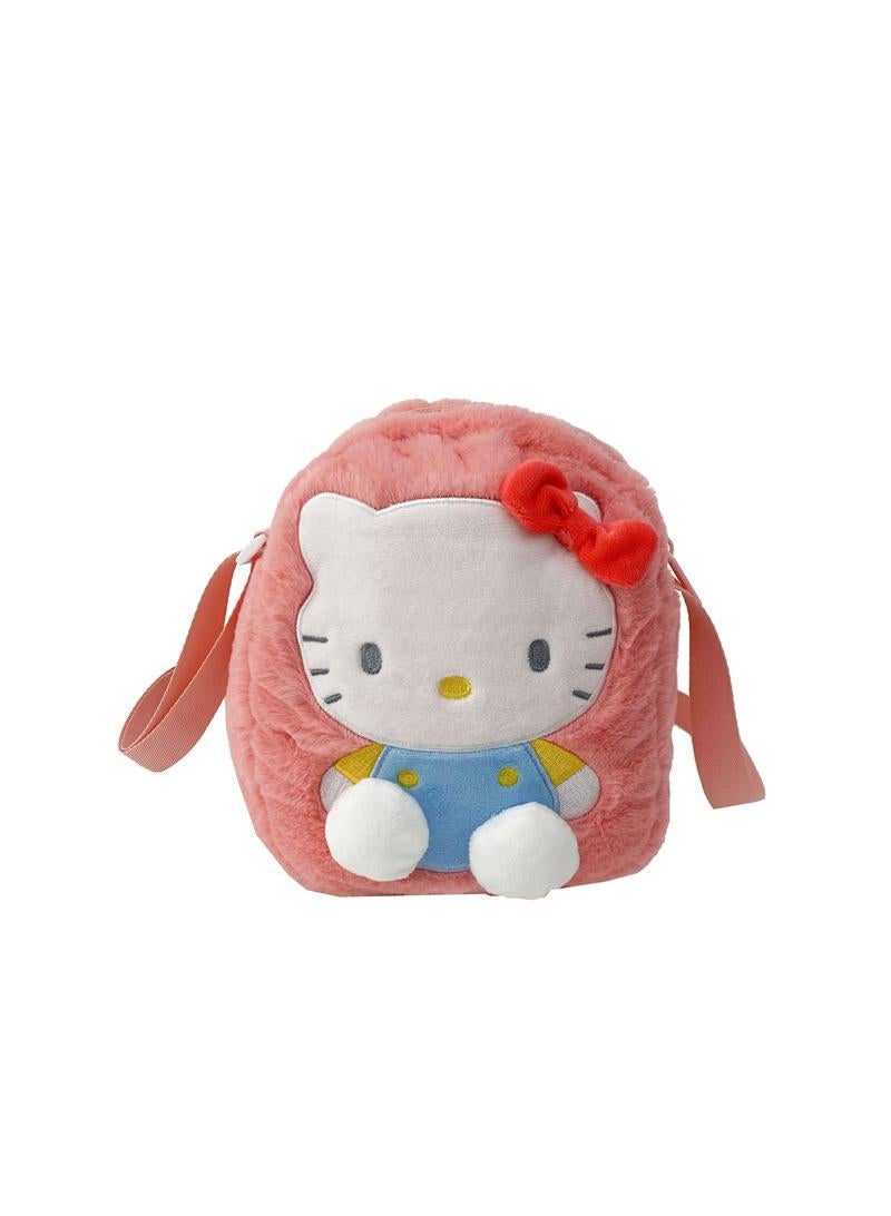 19*17*6cm Creative Cute  Plush Doll Backpack