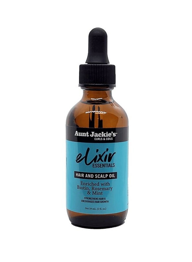 Elixir Essentials Hair & Scalp Oil With, Biotin, Rosemary And Mint