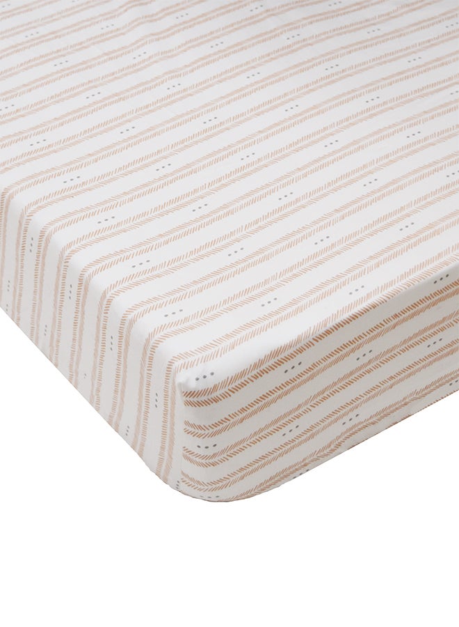 Babyezra Crib Sheet, Herringbone