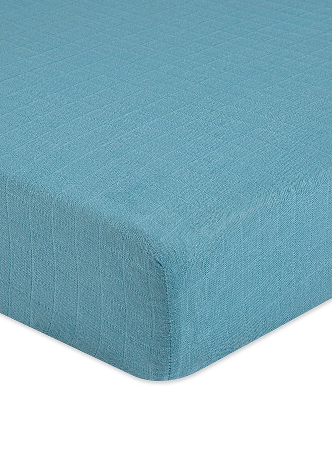 Crib Fitted Sheet, Riverstone