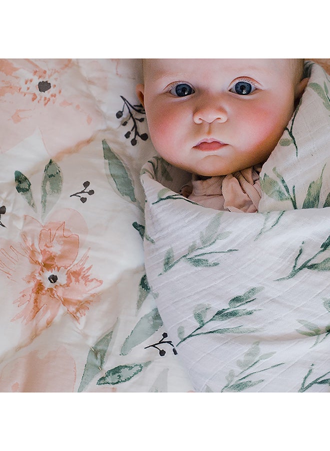 Parker Single Swaddle Wraps - Leaf