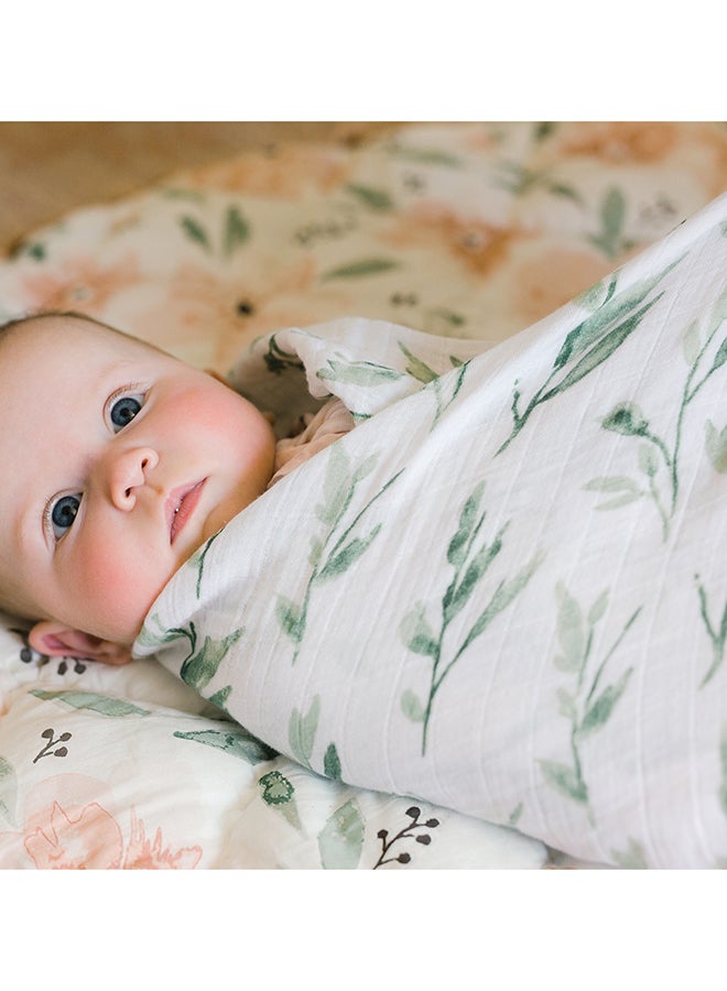 Parker Single Swaddle Wraps - Leaf