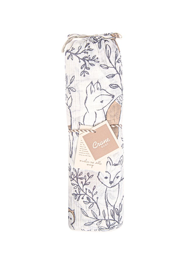 Ezra Single  Swaddle Wraps, Woodland