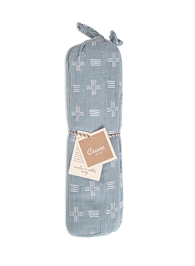 Ezra Single  Swaddle Wraps, River Dash