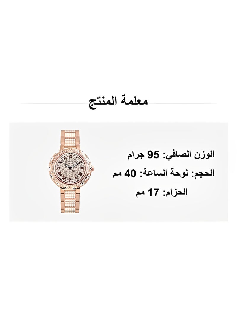 Women's Quartz Watches Fashion Elegant Watches with Roman Numeral Dial & Diamond Watch Strap Waterproof Dress Wrist Watches for Ladies as Gifts