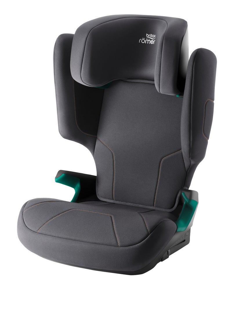 Britax Hi-Liner Car Seat Easy Adjustable And Ergonomic Headrest - Midnight Grey