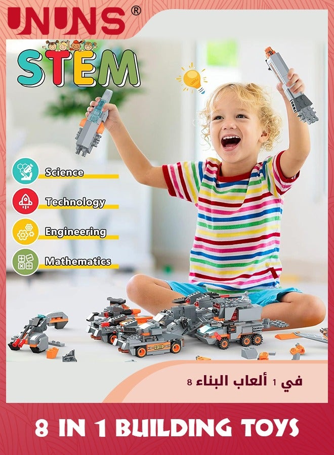 STEM Robot Building Toys,699 Pcs Construction Toys Robot Building Bricks,Learning Erector Set, Engineering Projects Robot Blocks Kit Toys For Boys Girls Kids 6 7 8 9 10 11 12 Year Old