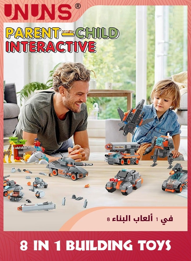 STEM Robot Building Toys,699 Pcs Construction Toys Robot Building Bricks,Learning Erector Set, Engineering Projects Robot Blocks Kit Toys For Boys Girls Kids 6 7 8 9 10 11 12 Year Old