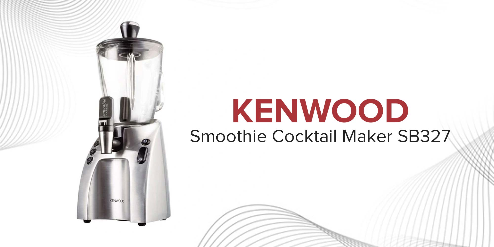 Smoothie Cocktail Maker 2L 2 L 750 W SB327 Brushed Chrome