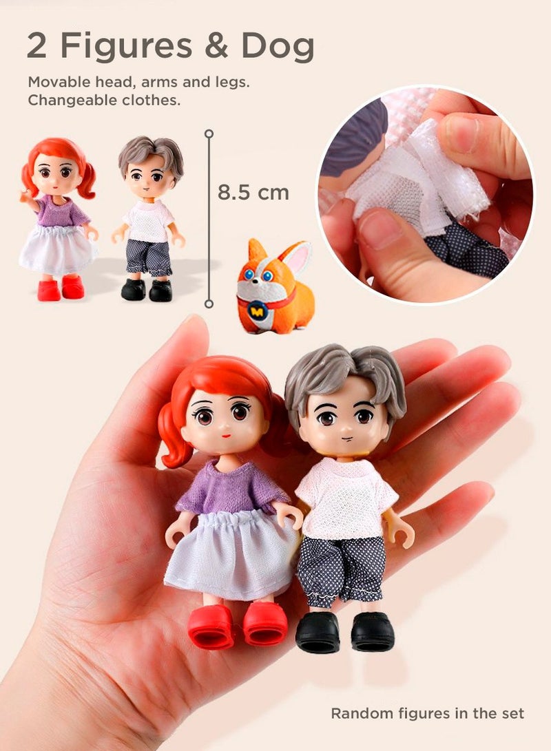 City Dream House Building Set 1803, 382 Big Blocks Gift Toys For Girls & Boys 3+ Years Old, Kids Learning and Education Doll House with Kitchen, Bedroom, Bathroom & Living Room