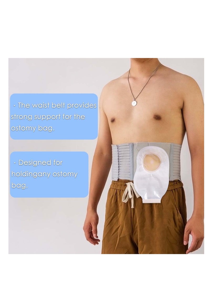 Abdominal Medical ostomy belt, Adjustable Stoma support belt Portable ileostomy colostomy belt, Universal Ostomy belt helps protection ostomy bag, for recovery after any abdominal surgery