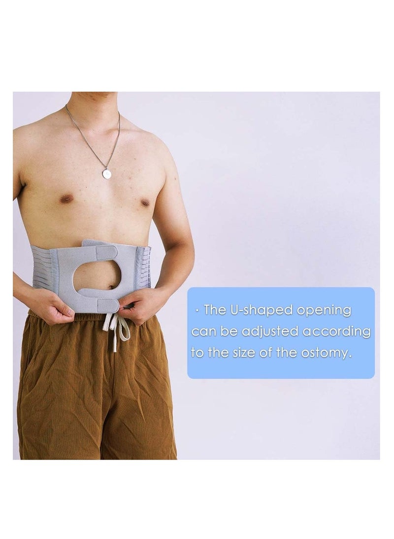 Abdominal Medical ostomy belt, Adjustable Stoma support belt Portable ileostomy colostomy belt, Universal Ostomy belt helps protection ostomy bag, for recovery after any abdominal surgery