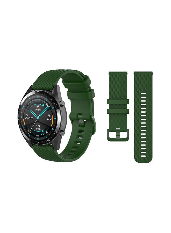 Stylish Replacement Band For Huawei Watch GT 2 46mm Green