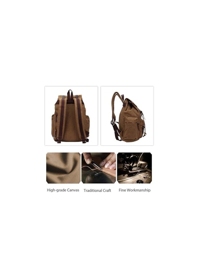 Retro Canvas Hiking Backpack
