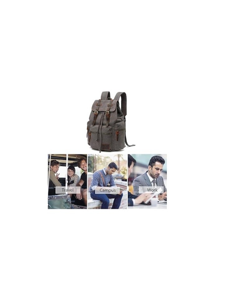 Retro Canvas Hiking Backpack