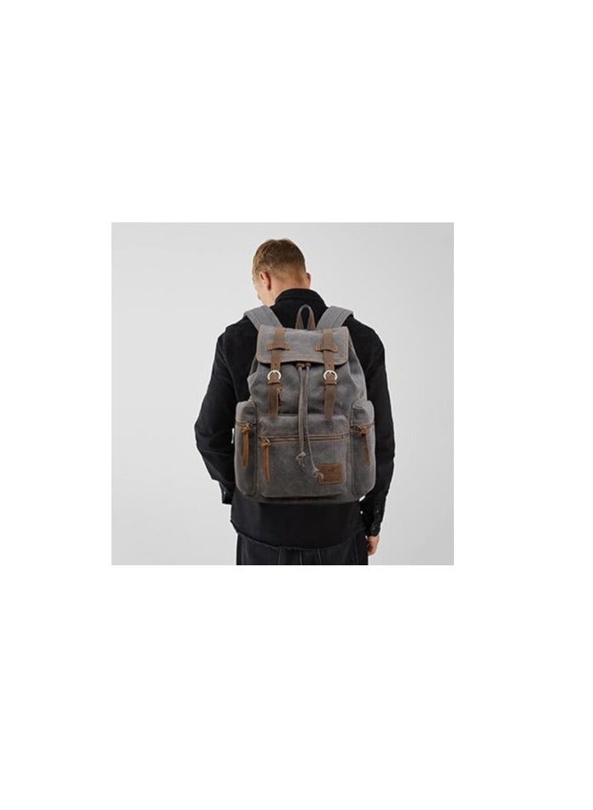 Retro Canvas Hiking Backpack
