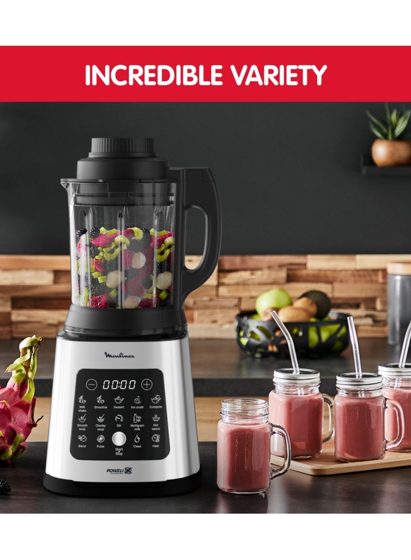 Blender | Perfectmix Cook  High-Speed Heating Blender Smoothie Maker | Mixer |  10 Automatic Programs | Hot & Cold Recipes | Removable Blades | Deep-Clean Function |Healthy Cooking | 2 Years Warranty 1400 W LM835D27 Silver