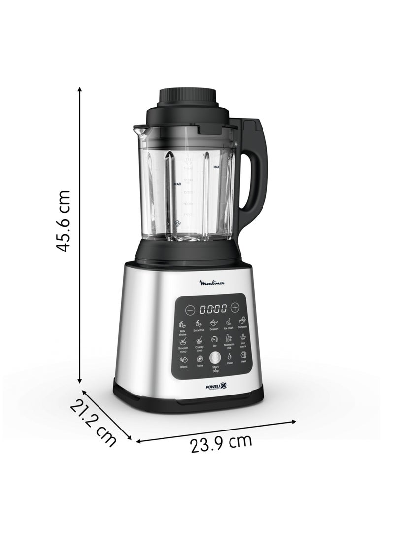 Blender | Perfectmix Cook  High-Speed Heating Blender Smoothie Maker | Mixer |  10 Automatic Programs | Hot & Cold Recipes | Removable Blades | Deep-Clean Function |Healthy Cooking | 2 Years Warranty 1400 W LM835D27 Silver