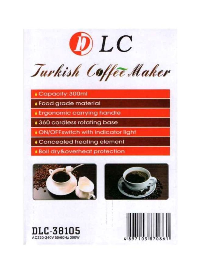 Turkish Coffee Maker 300ml 300.0 W DLC-38105W White