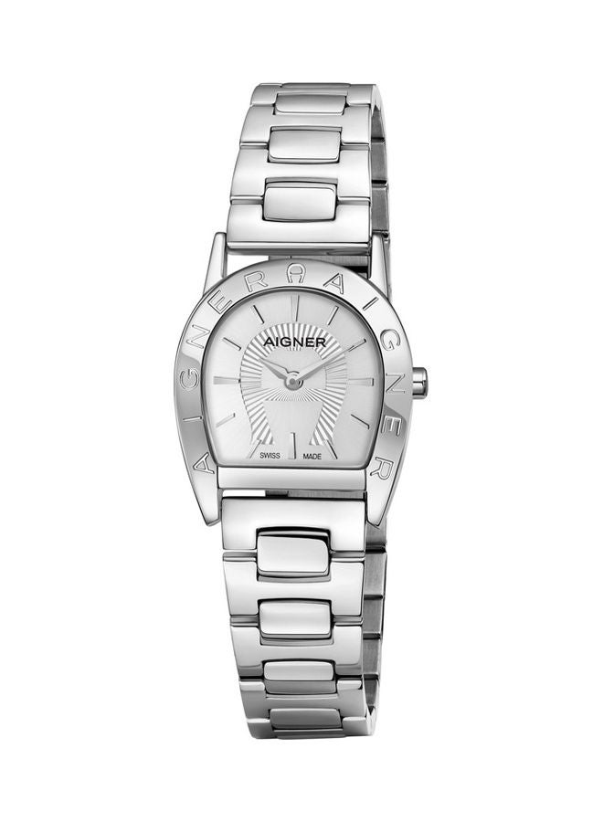 Women's Analog Asymmetrical Shape Metal Wrist Watch ARWLG0000603 - 27 Mm