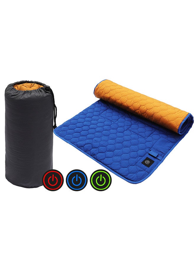 Winter Heating Mat USB Heating Sleeping Mat Camping Warming Mattress Temperature Adjustable Warm Tent Sleeping Mat Foldable Sleeping Pad
