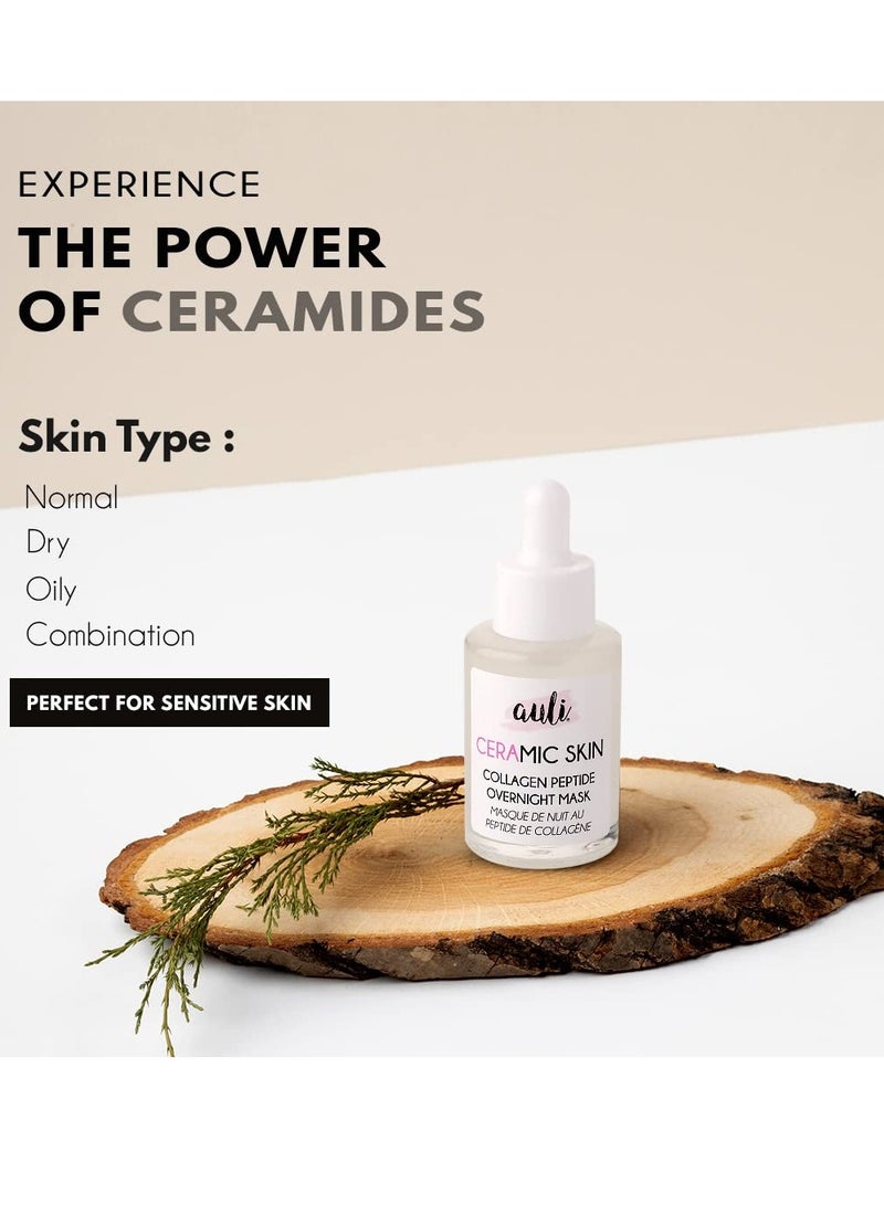 Auli Plant Derived Collagen Peptide 1% Facial Serum for All Skin Types 30ML