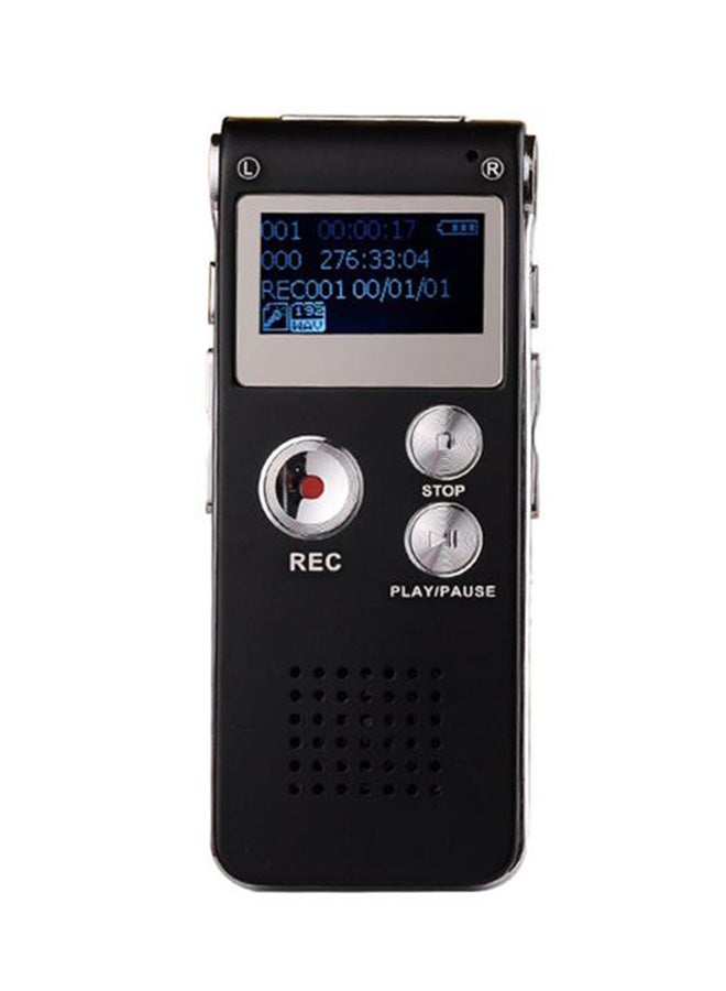 Digital Audio Voice Recorder And USB MP3 Player WDD51207282_H Black/White