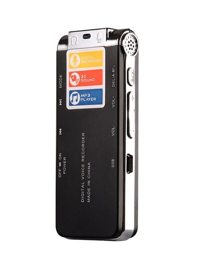 Digital Audio Voice Recorder And USB MP3 Player WDD51207282_H Black/White