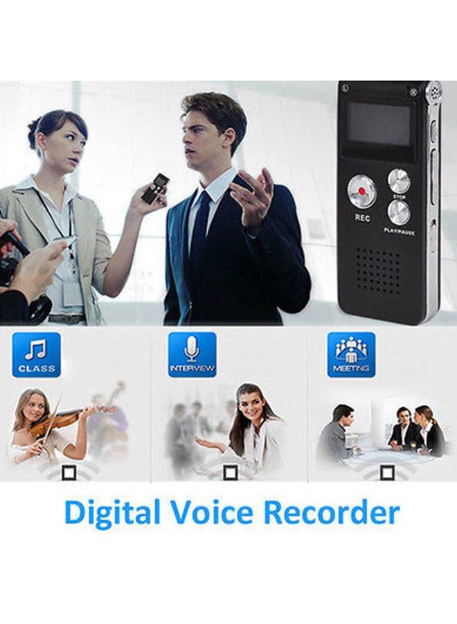 Digital Audio Voice Recorder And USB MP3 Player WDD51207282_H Black/White