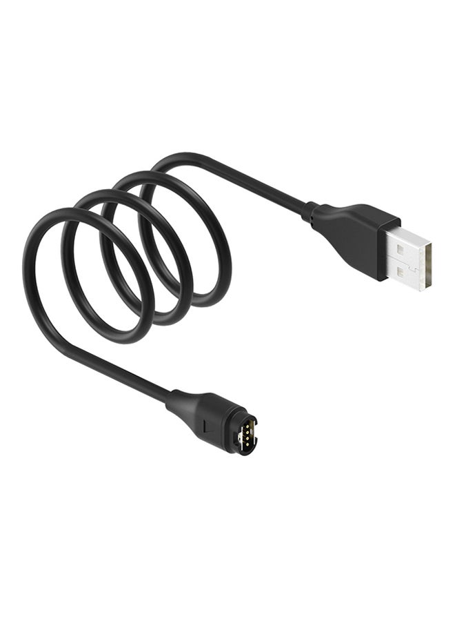 USB Charging Data Cradle Dock Cable Charger For Garmin Fenix 5 5S 5X Plus Black
