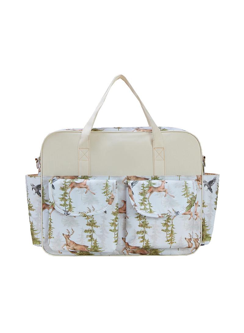 Multifunctional Animal Print Travel Nappy Bag With High-Quality Material