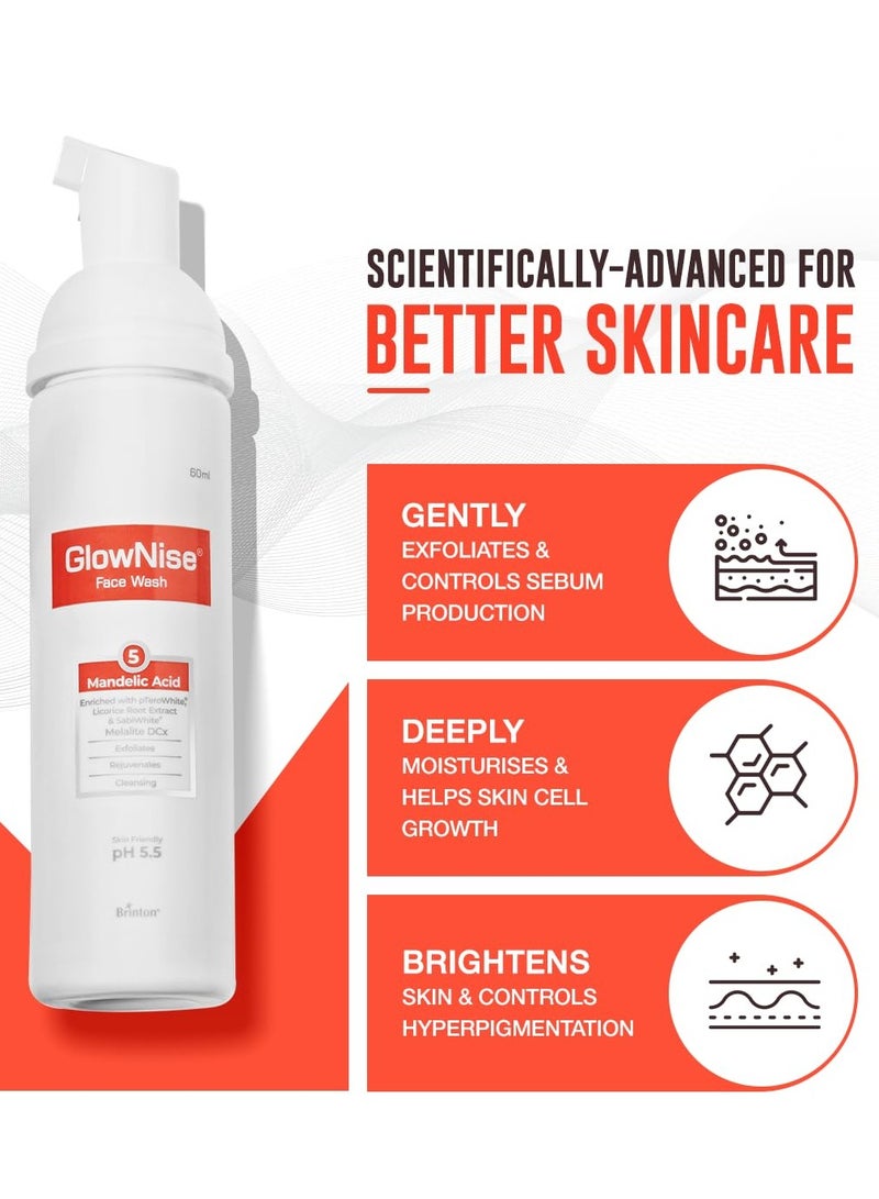 Brinton GlowNise Deep Cleansing Skin Whitening Foam 60ml