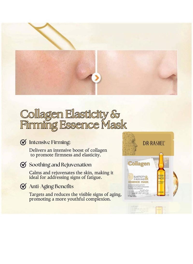 Collagen Skin Care Set- Composed 3Pcs (Firming Spray, Primer Serum And Essence Mask)- Boost Collagen- Elasticity And Firming- Anti-Wrinkle 710grams