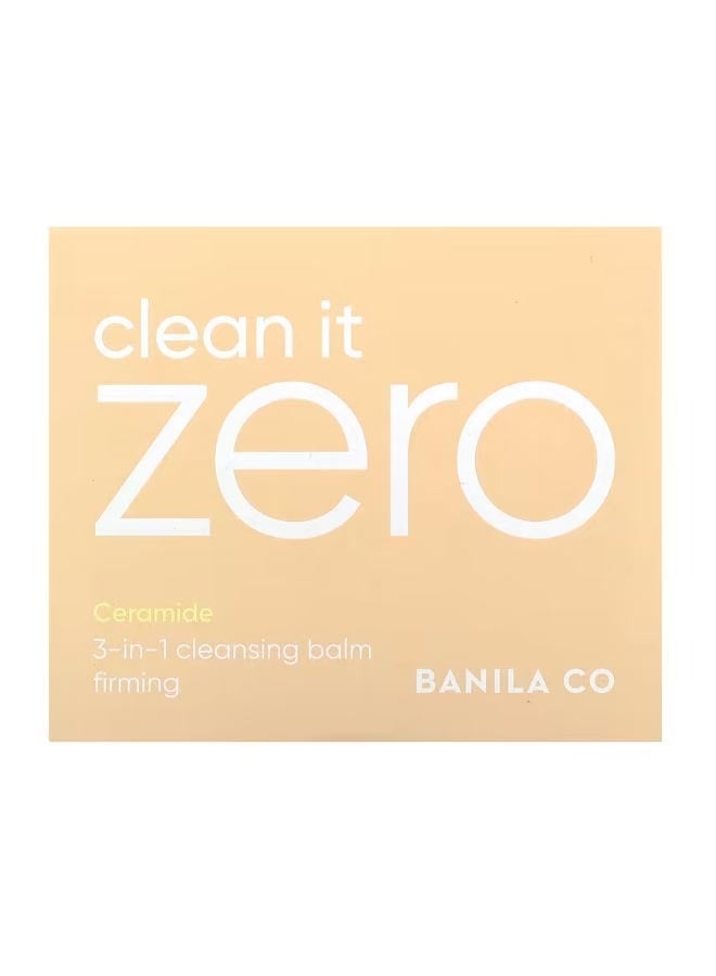 Clean it Zero 3 in 1 Cleansing Balm Firming Ceramide 3.38 fl oz 100 ml