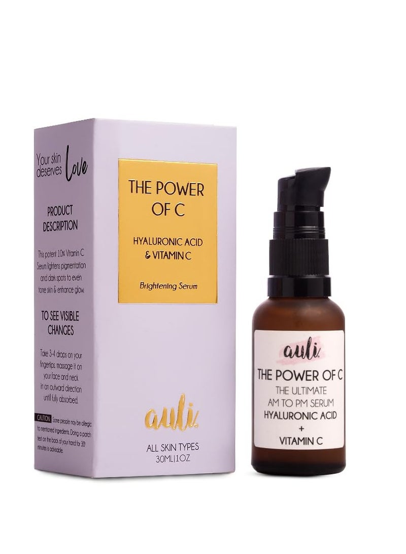 Auli Vitamin C 7% Hyaluronic Acid 7% Serum 30ML