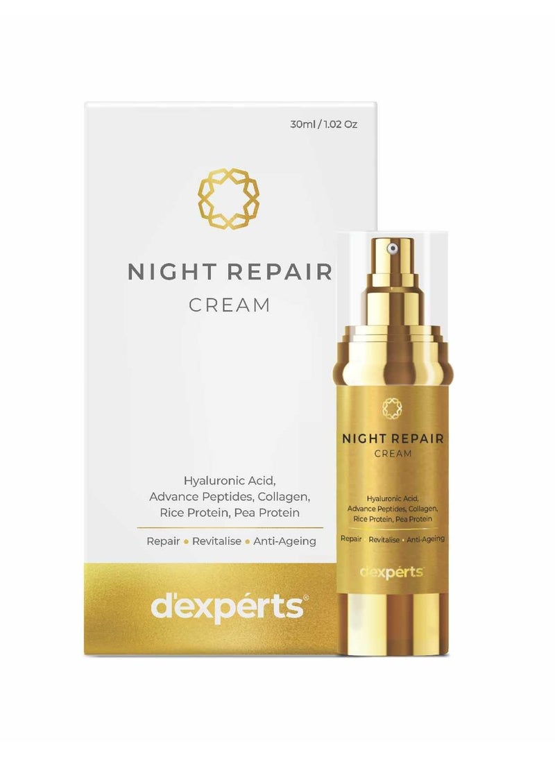 Brinton Night Repair Cream with Hyaluronic Acid 30ml