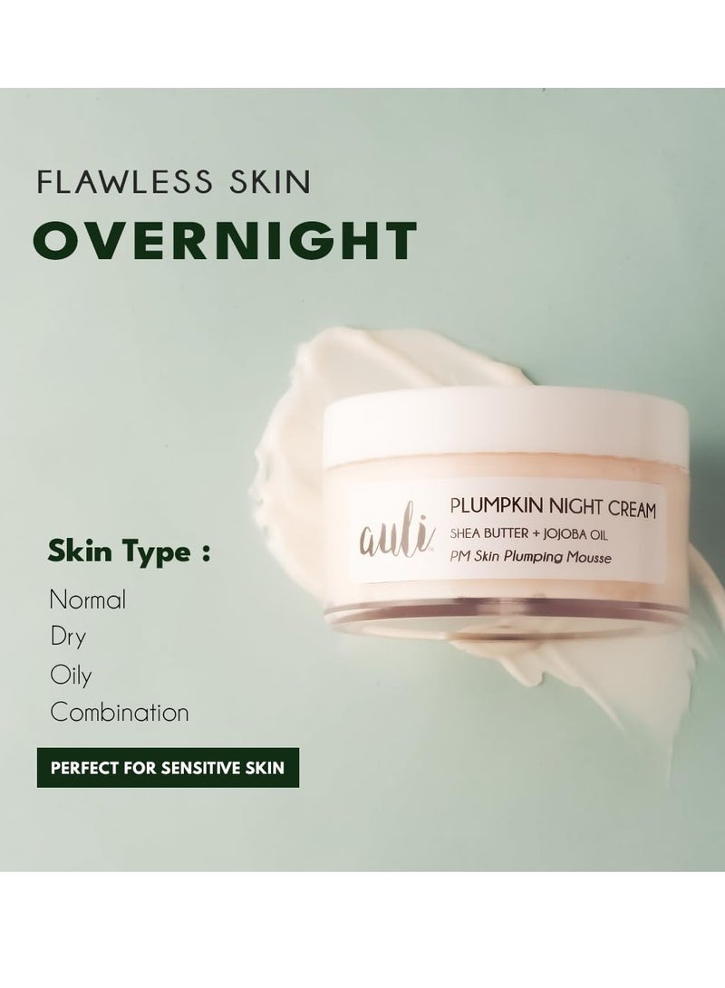 Auli Plumpkin Night Cream for All Skin Types 50GM