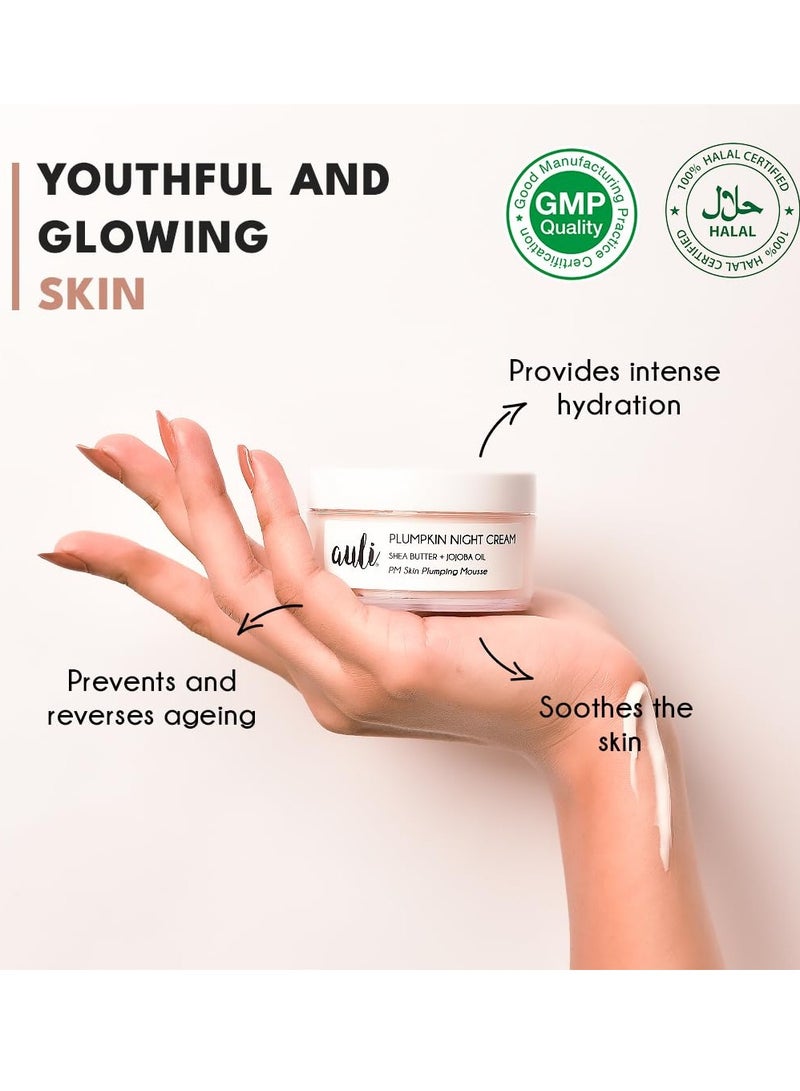 Auli Plumpkin Night Cream for All Skin Types 50GM