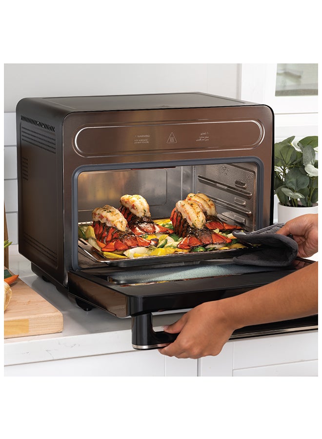 Steam Air Fryer Oven 11 In 1 Functions Steam Convection Real Steam Technology 24 L 1600 W ST01 Black