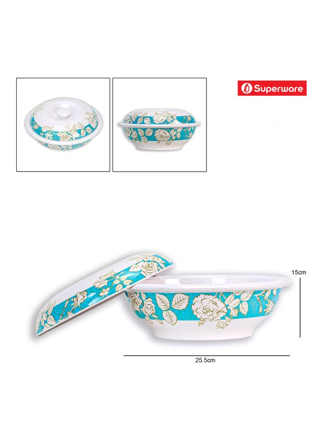 Serving Bowl With Lid Ideal Multicolour 25.5cm