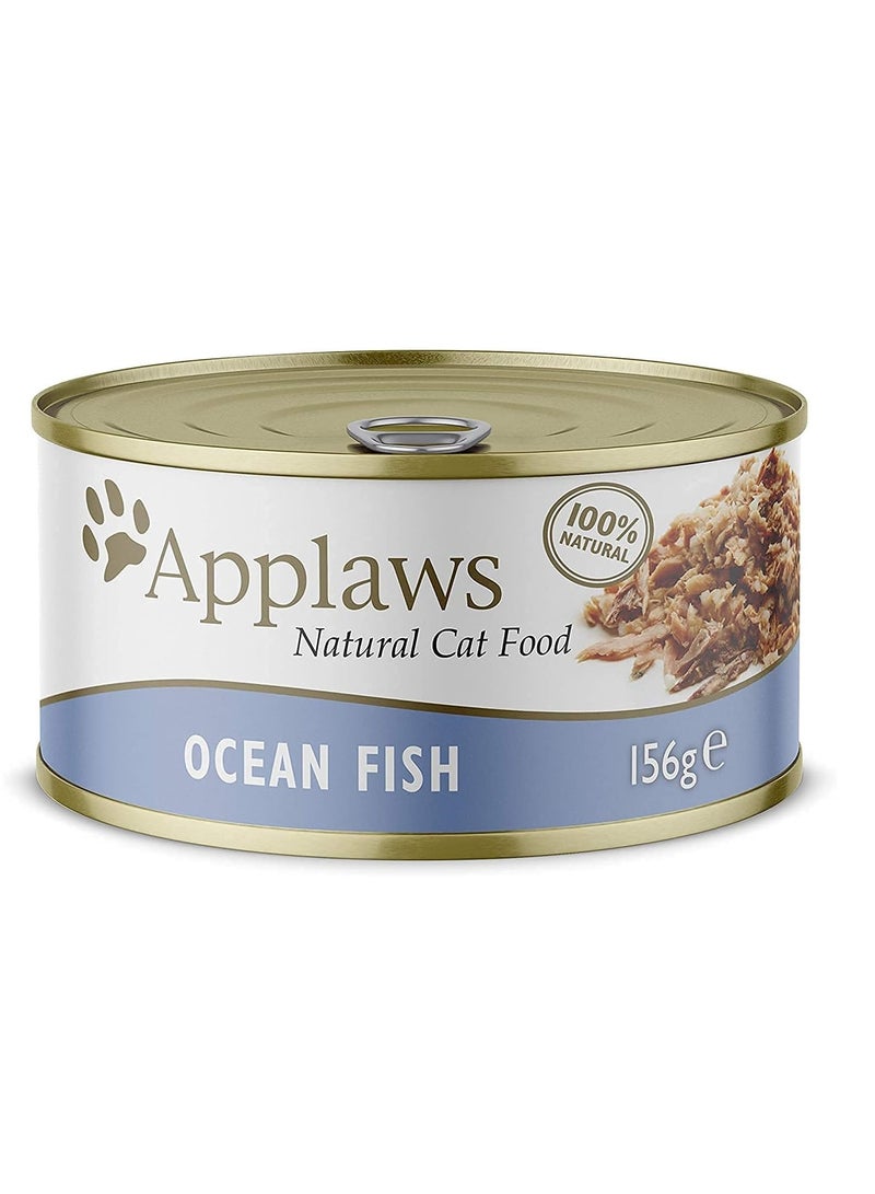 24Pc Ocean Fish Cat Wet Food 156g