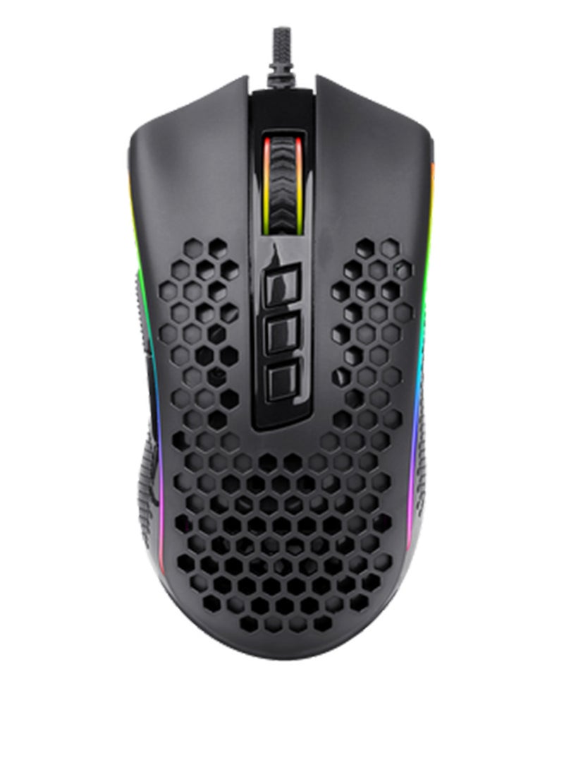 M808 Storm Lightweight RGB Gaming Mouse, 85g Ultralight Honeycomb Shell