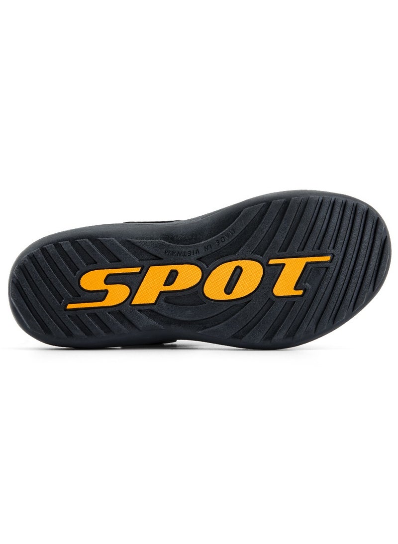 Slippers for men | Men's Casual Slipper with Traditional Look | SS-1921 Black