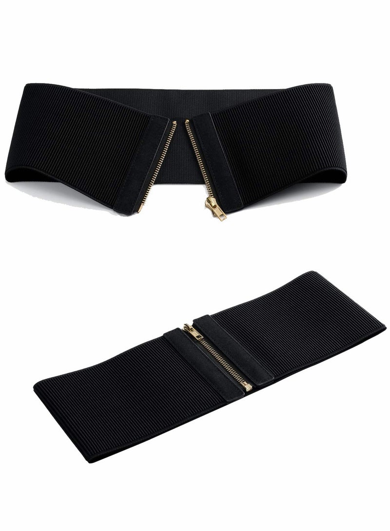 Womens Wide Elastic Stretch Waist Belt Corset Cincher