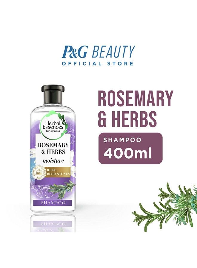 Rosemary And Herbs Shampoo For Moisturization & Dull Hair No Paraben No Colorants 400 Ml